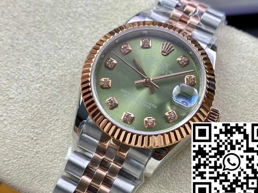 31MM Factory EW Dial Rolex Green Datejust 0909